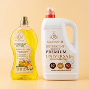 Pachet Rufe si Vase Mc. David cu detergent de rufe 5L si detergent de vase 2L