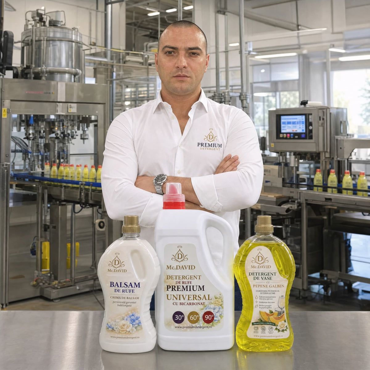 Mc. David, detergent romanesc pentru casa ta