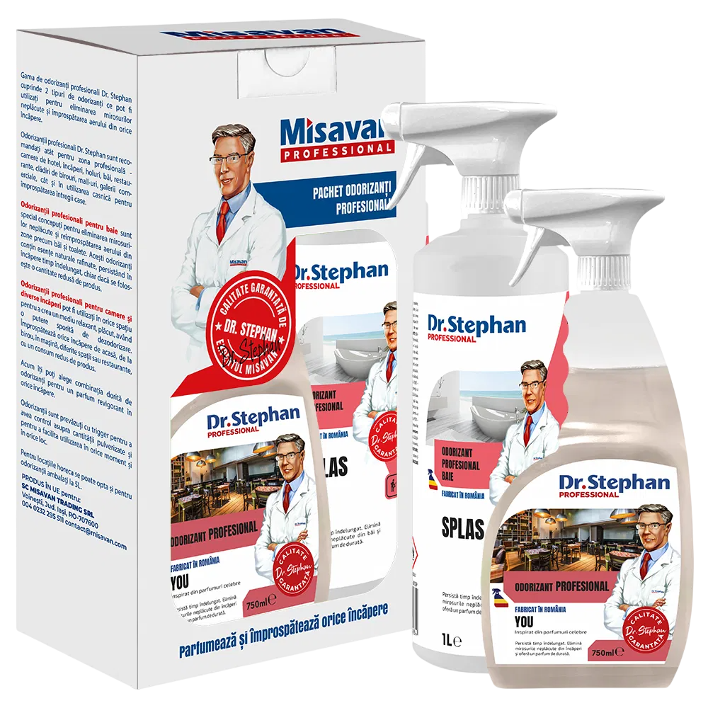 Pachet odorizant Dr. Stephan – Splas 1L + You 750ml