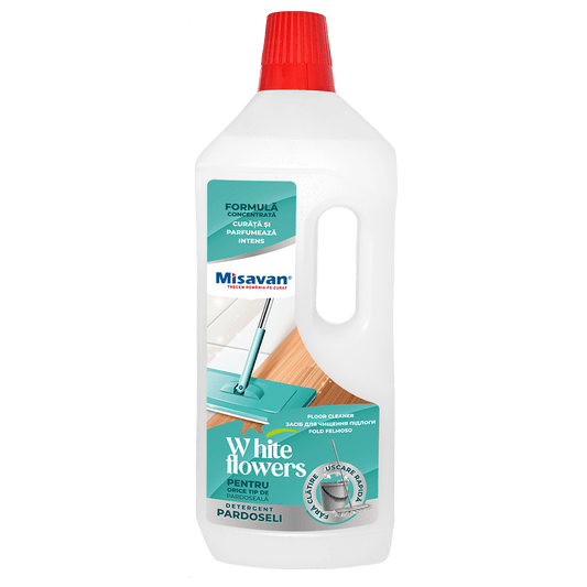 Misavan Detergent Pardoseli White Flowers 800ml - Premium Detergent