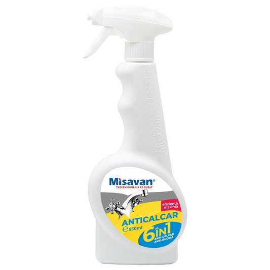 Soluție Anticalcar Multisuprafețe Misavan 6în1 – 500ml - Premium Detergent