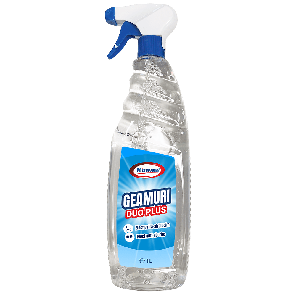 Soluție curățare geamuri Misavan Duo Plus 1L - Premium Detergent