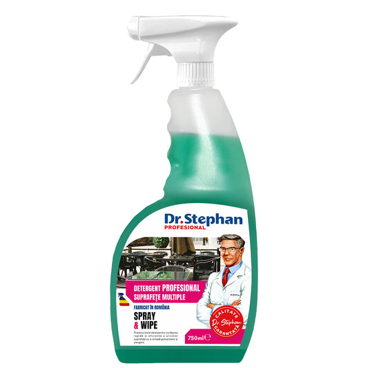 Solutie multisuprafete Dr. Stephan Spray&Wipe 750ml