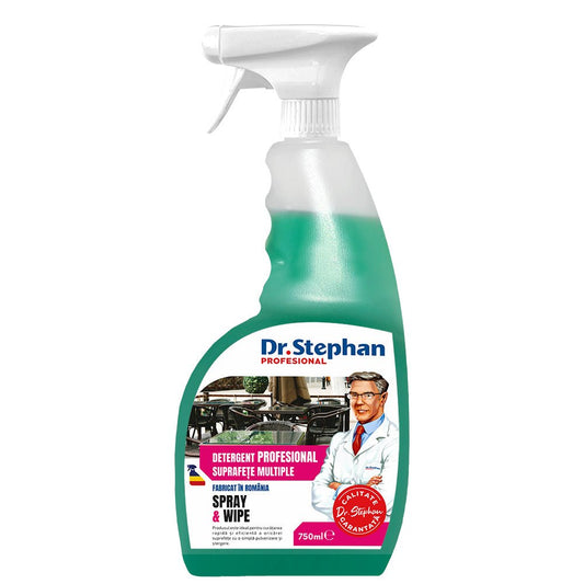 Solutie multisuprafete Dr. Stephan Spray&Wipe 750ml - Premium Detergent